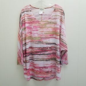 Norm Thompson Long Sleeve Sublimated Top